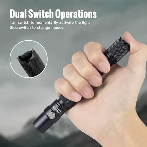 ThruNite Archer 2A C LED Rechargeable Flashlight 1018 Lumens | Waterproof, USB-C, Dual Switch thumbnail 6