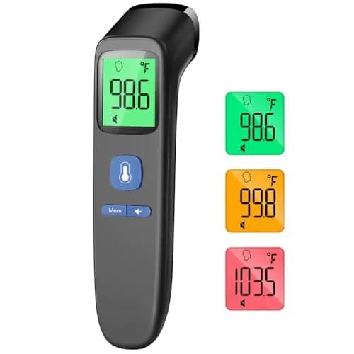 ANMEATE Non-Contact Forehead Thermometer 1 Second Result | Accurate Readings for Adults and Kids thumbnail 1