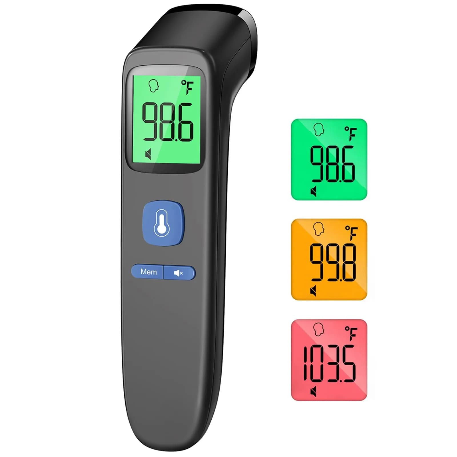 ANMEATE Non-Contact Forehead Thermometer 1 Second Result | Accurate Readings for Adults and Kids - main product image