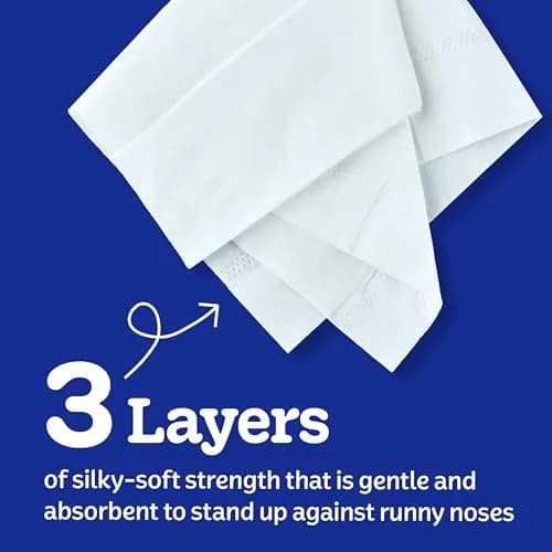 Kleenex Ultra Soft Facial Tissues Cube Boxes, 80 Tissues per Box (640 Total) | 3-Ply Softness for Sensitive Noses thumbnail 6