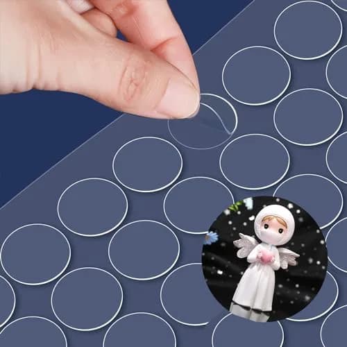 LMJIA Transparent Adhesive Stick Dots 800 Count | Strong Stickiness for Crafts and Decorations thumbnail 1