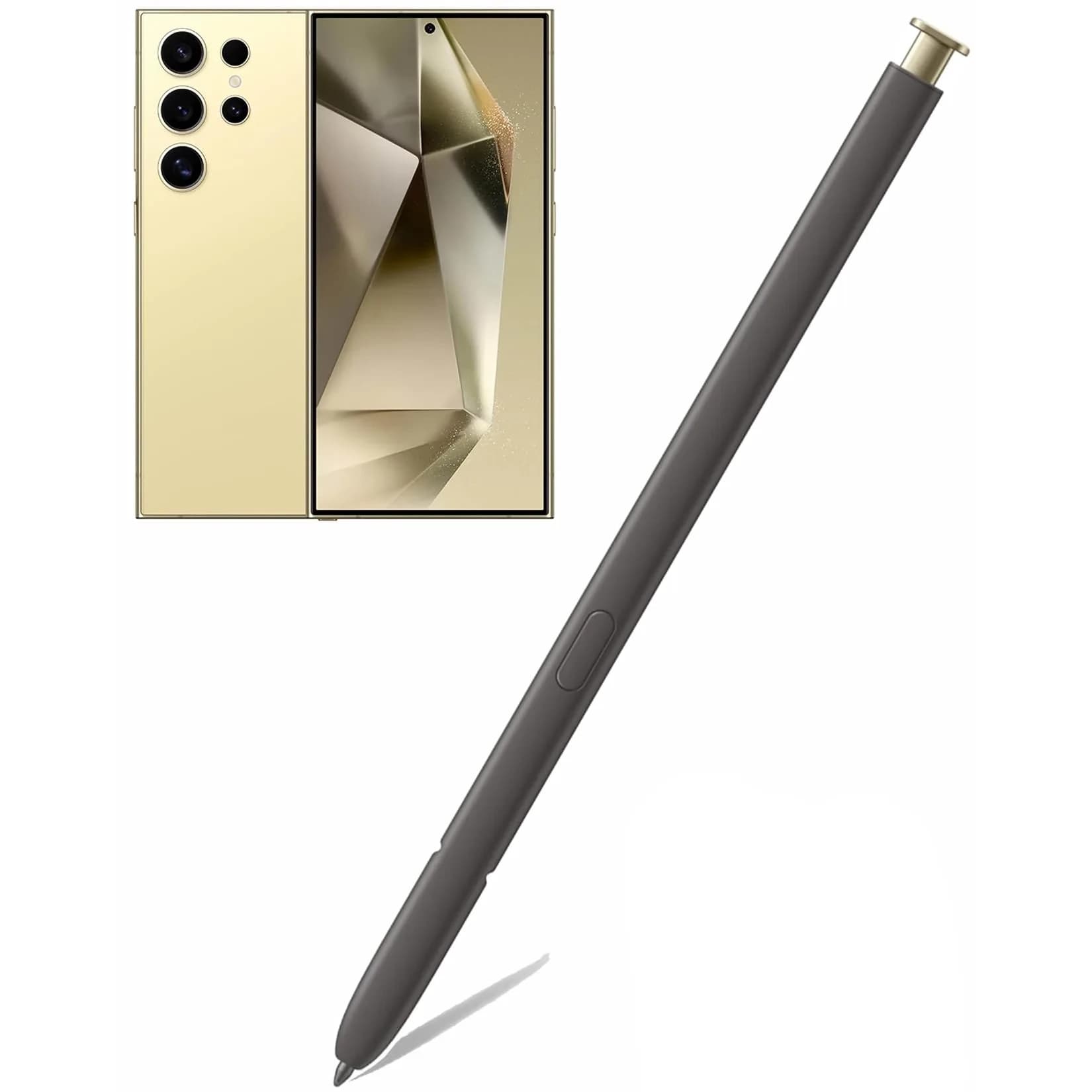 Befzygwk Replacement Stylus Pen for Samsung Galaxy S24 Ultra 5G (2-Pack, Gray) | 4096 Pressure Levels — Yellow