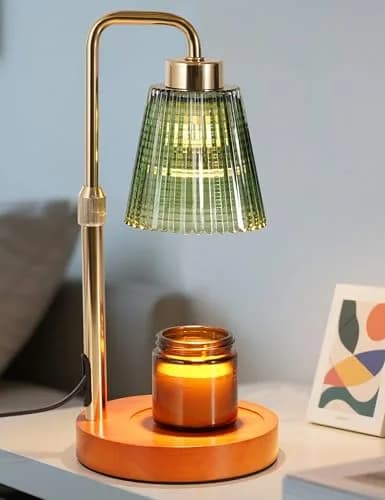 GODONLIF Green Candle Warmer Lamp with 24h Cycle Timer, Dimmable Wax Melt Warmer thumbnail 1