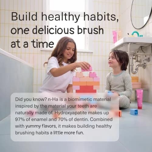 Boka Kids Toothpaste - Nano Hydroxyapatite Fluoride-Free Orange Cream 12oz (3 x 4oz Tubes) | Enamel Care for Ages 1+ thumbnail 7