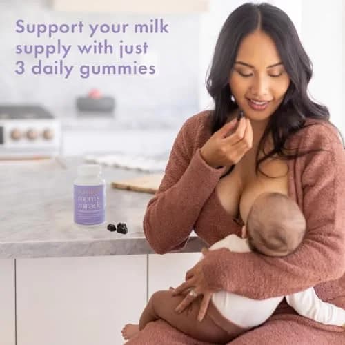 Boobie Moms Miracle Lactation Support Gummies | Milk & Hair Booster 60 Count (Pack of 2) thumbnail 8