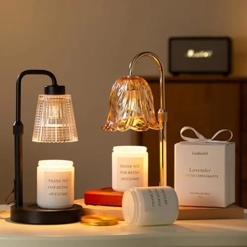 GODONLIF Candle Warmer Lamp with Timer, Home Decor for Women | Dimmable, Adjustable Height, Safe & Elegant thumbnail 9
