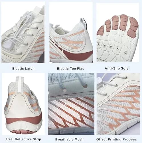 V OPXIN Barefoot Shoes for Women & Men, Wide Toe Box, Breathable Water Shoes | 23cm (9-9.5 Women/7-7.5 Men) thumbnail 5