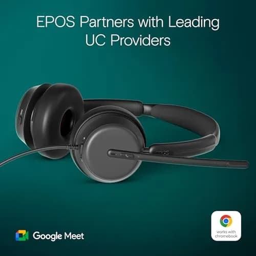 EPOS Impact 860 ANC Wired USB-C Headset with Noise Cancellation | 160g Lightweight, Comfortable Fit for Office Work thumbnail 4