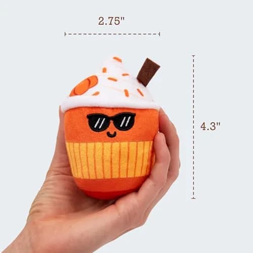 Relatable Emotional Support Lattes Plush Set | 5 Latte Plushies with Basket thumbnail 4