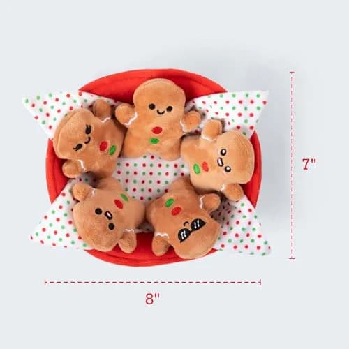 WHAT DO YOU MEME? Emotional Support Gingerbread Plushies Set | 5 Plushies + Carrier thumbnail 3
