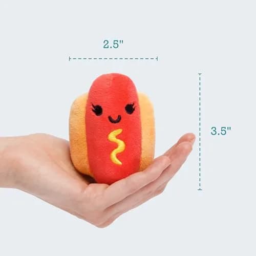 WHAT DO YOU MEME? Emotional Support Hot Dogs Plushies 18cm (7 inches) | ASTM-Tested Toy Figure thumbnail 4