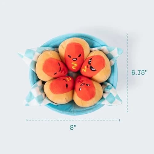 WHAT DO YOU MEME? Emotional Support Hot Dogs Plushies 18cm (7 inches) | ASTM-Tested Toy Figure thumbnail 3