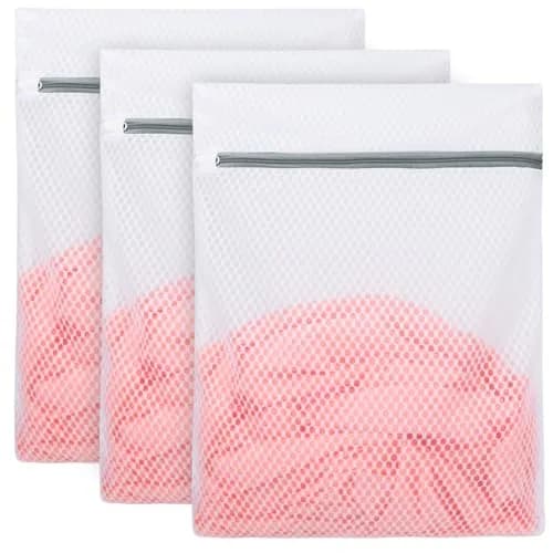 Vivifying 3-Pack Medium Mesh Laundry Bags 32 x 42 cm (12.6 x 16.5 Inches) | Protects Delicates & Travel Gear thumbnail 1
