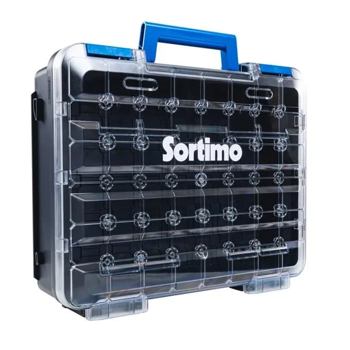 Sortimo T-BOXX 330 Empty Sorting Box 35.8cm x 44.4cm x 11.5cm | Transparent Lid for Small Parts thumbnail 3