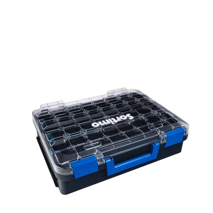 Sortimo T-BOXX 330 Empty Sorting Box 35.8cm x 44.4cm x 11.5cm | Transparent Lid for Small Parts thumbnail 6