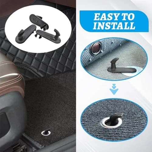 Kutyun Car Floor Mat Clips 4PCS | Secure Fixing for Toyota & Lexus Vehicles thumbnail 5