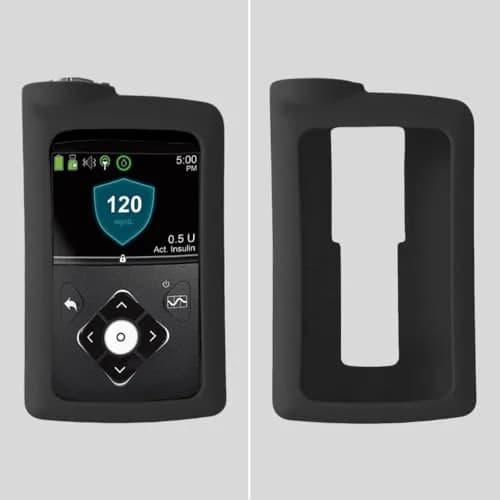 Sugar Medical Silicone Protective Cover for Medtronic MiniMed 630G/640G/670G/770G Insulin Pumps | Black, 1-Pack thumbnail 5