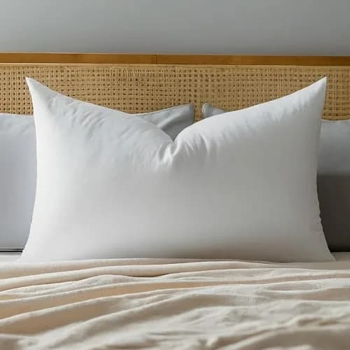 DaDa Bedding 20x28 Pillow Insert | Medium Firm, Premium Polyester, Support for Side & Back Sleepers thumbnail 6