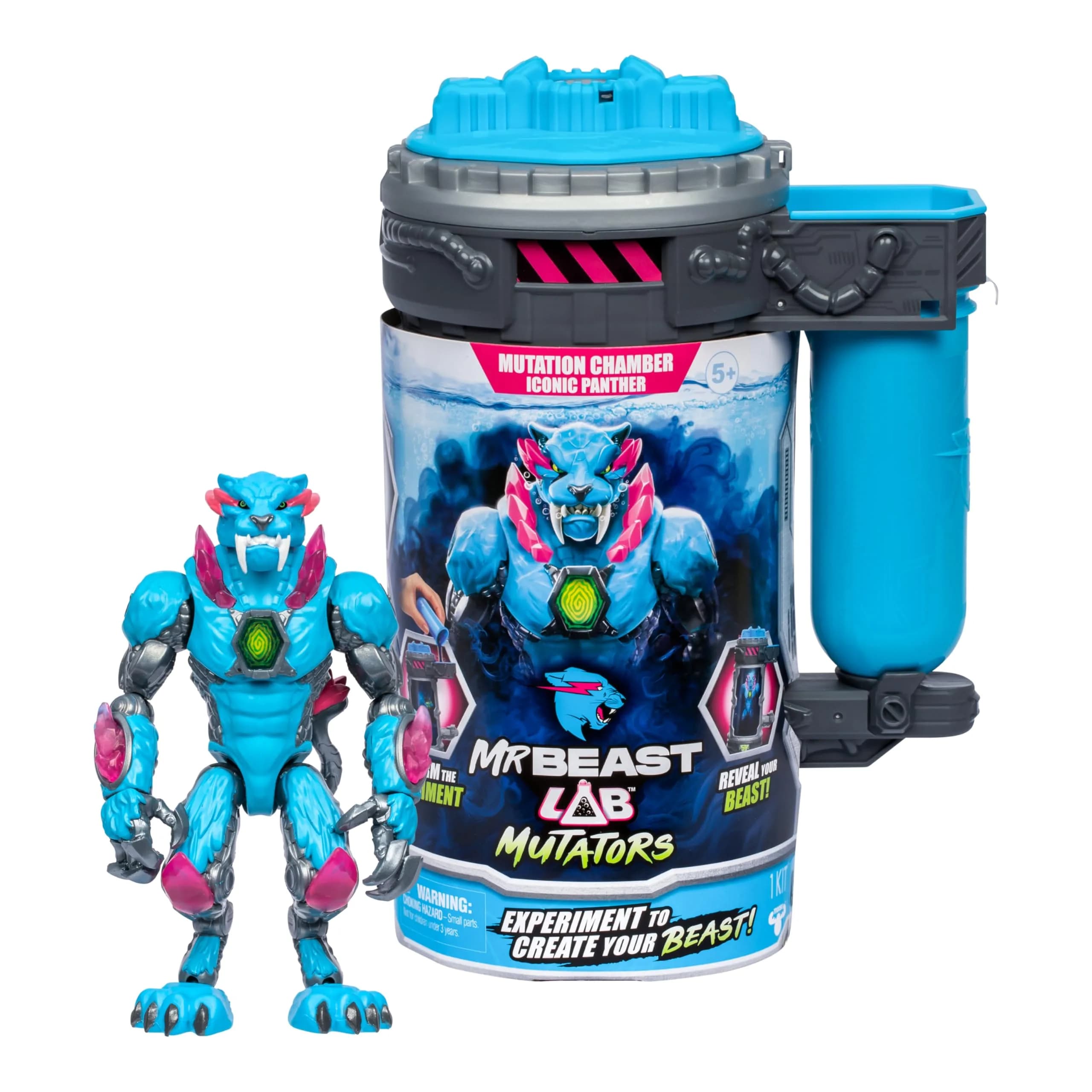 MRBEAST LAB Mutators Iconic Panther Action Figure 13cm (5.5 inches) | ASTM-Tested Toy for Kids 3+