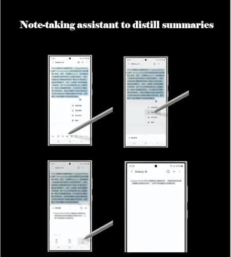 CaoXiong S24 Ultra S Pen Replacement Light Gray | Ultra-Responsive, Durable for Galaxy S24 Ultra thumbnail 4