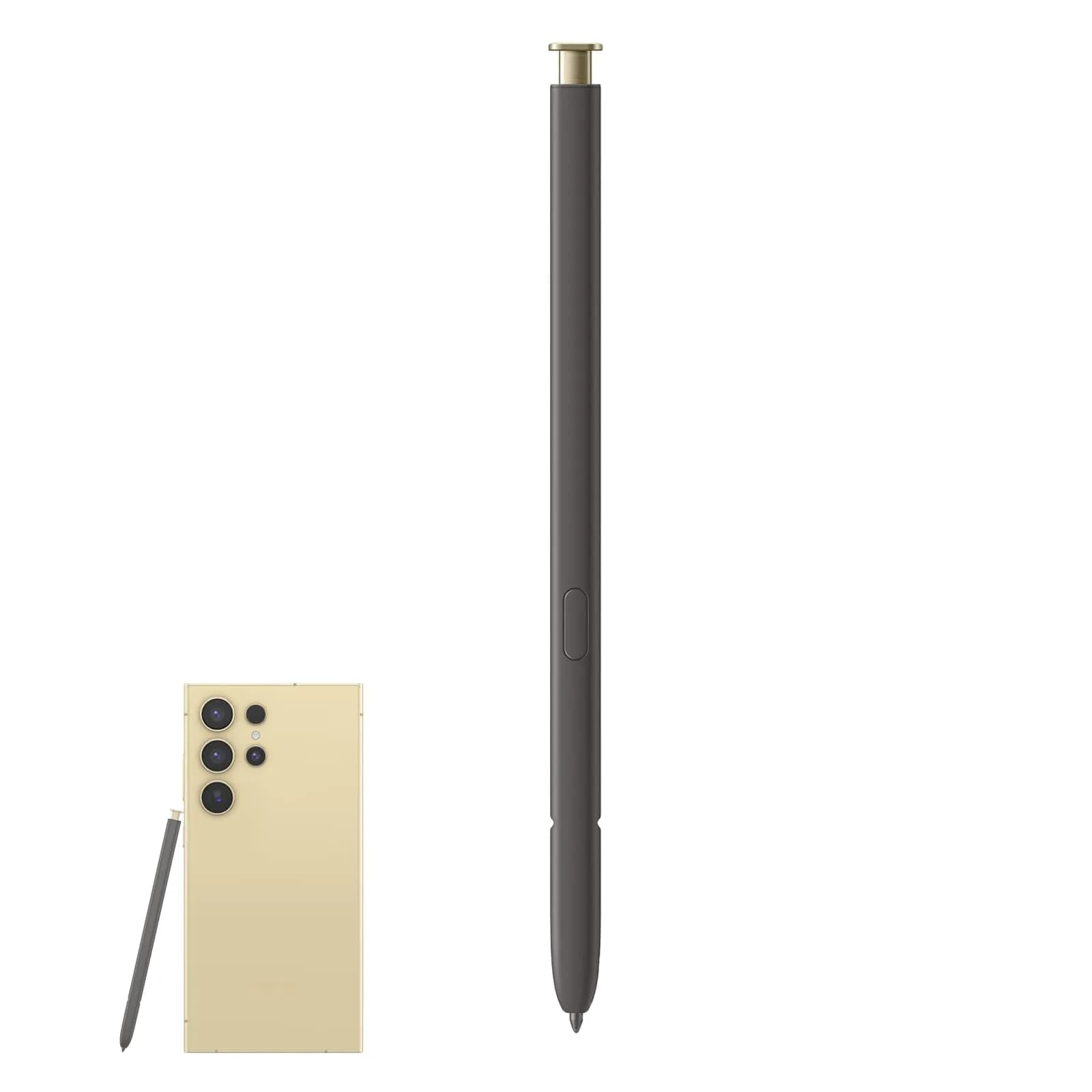 CaoXiong S24 Ultra S Pen Replacement Light Gray | Ultra-Responsive, Durable for Galaxy S24 Ultra — Yellow Gold