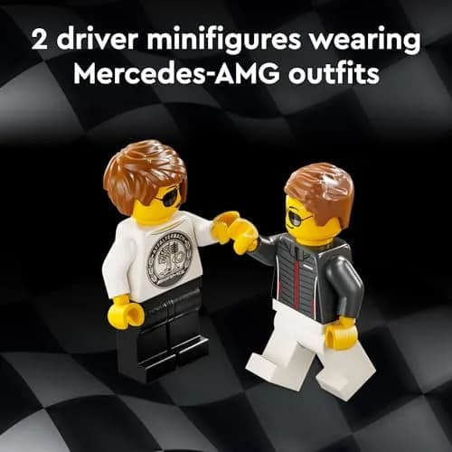 LEGO Speed Champions Mercedes-AMG G 63 & SL 63 Building Toys | Authentic Replica for Kids 10+ | 806 Pieces thumbnail 4