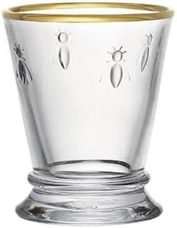 La Rochère Gold Rimmed Napoleon Bee Tumbler Set of 4 – 295ml (10 oz) | French Elegance for Your Table thumbnail 3