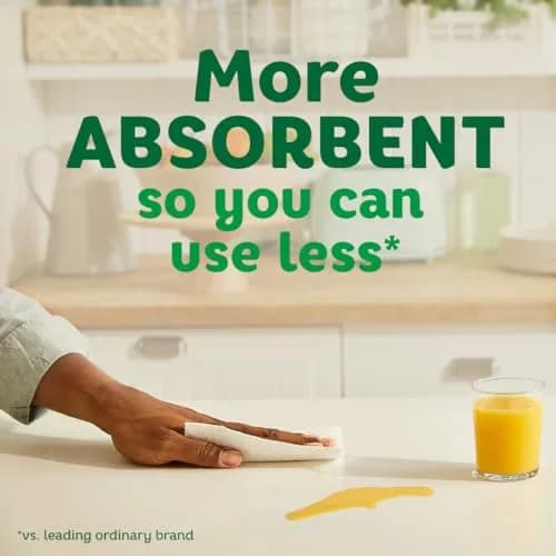 Bounty Select-A-Size Paper Towels, 8 Rolls (1080 Sheets Total) | 2-Ply Absorbent Sheets thumbnail 3