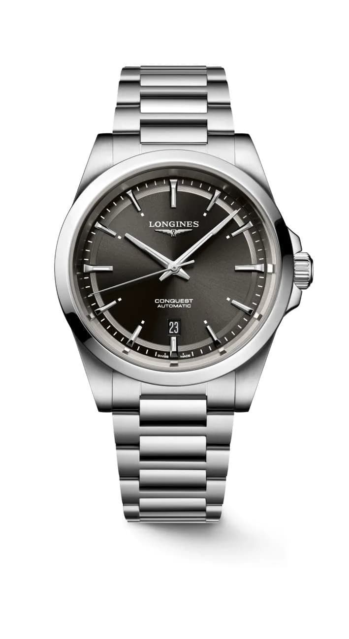 Longines Conquest 41MM Automatic Watch | Sporty Elegance, Swiss Movement, 100M Water Resistance