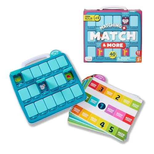 Chuckle & Roar Travel Matching Puzzle & Game Set, 20 Cards (40 Activities) | Educational Screen-Free Play for Kids Aged 3+ thumbnail 1