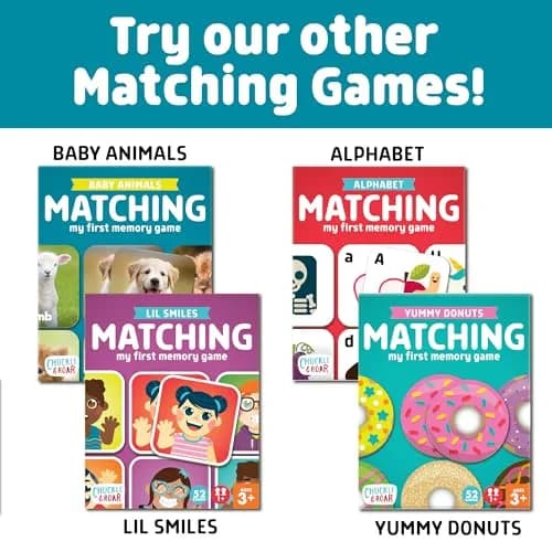 Chuckle & Roar Travel Matching Puzzle & Game Set, 20 Cards (40 Activities) | Educational Screen-Free Play for Kids Aged 3+ thumbnail 6