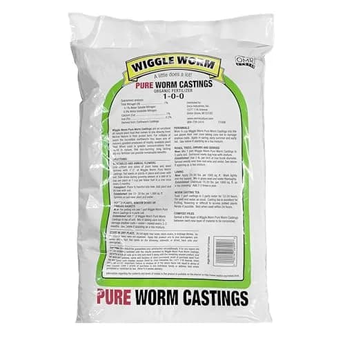 Wiggle Worm Organic Fertilizer 15lb | Pure Earthworm Castings for Healthy Plants thumbnail 2