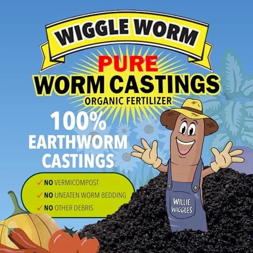 Wiggle Worm Organic Fertilizer 15lb | Pure Earthworm Castings for Healthy Plants thumbnail 3
