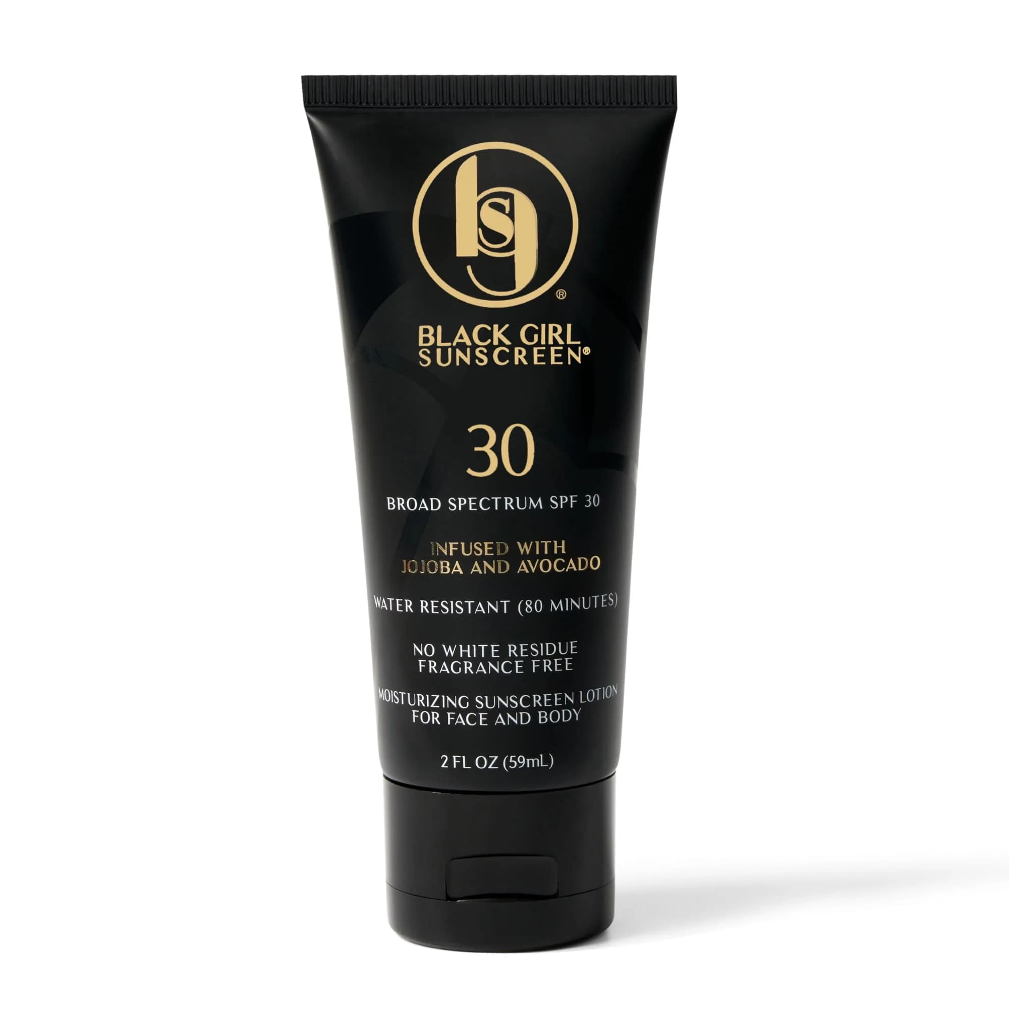 Black Girl Sunscreen SPF 30 Sun Lotion 6 Fl Oz (2 Pack) | No White Cast on Melanin-Rich Skin — SPF-30-2oz