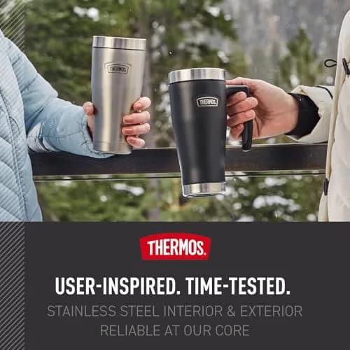 THERMOS ICON SERIES Stainless Steel Mug 16 oz | Leak-Proof, Hot & Cold Retention thumbnail 5