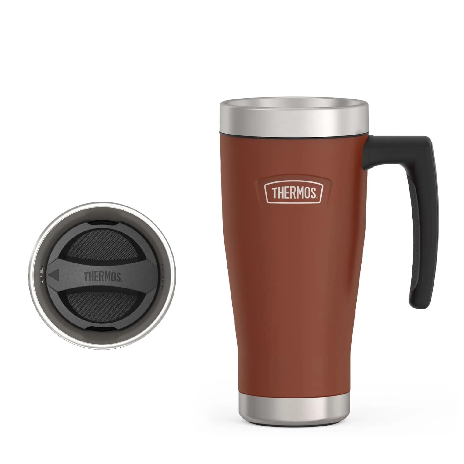 THERMOS ICON SERIES Stainless Steel Mug 16 oz | Leak-Proof, Hot & Cold Retention - main product image