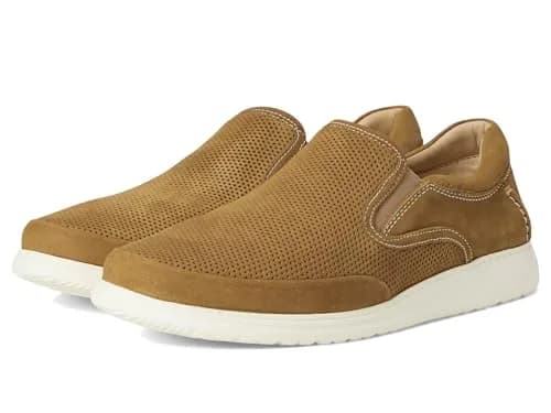 Samuel Hubbard Olema Slip-On Nutmeg Nubuck 9 D (M) | Trendsetting Casual Leather Loafer thumbnail 1