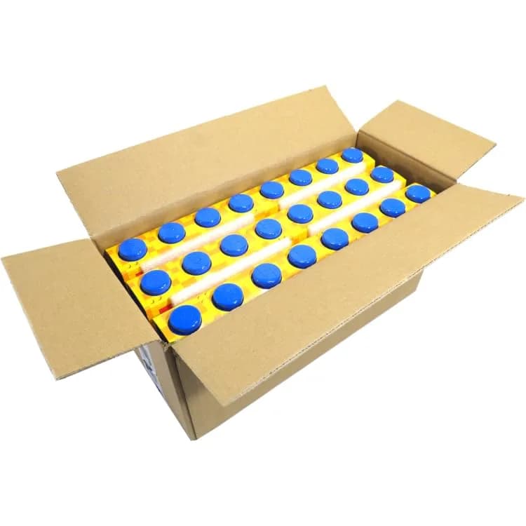 LEGO Minifigure Display Case Large 3 Pack Bright Blue | Stackable Plastic Storage for Desk or Wall thumbnail 4