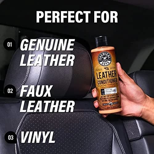 Chemical Guys Leather Cleaner and Conditioner Kit with Brush | Complete Leather Care for All Surfaces thumbnail 7