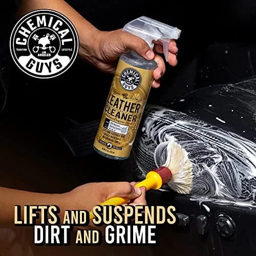 Chemical Guys Leather Cleaner and Conditioner Kit with Brush | Complete Leather Care for All Surfaces thumbnail 2