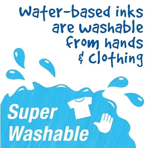 Faber-Castell Little Creatives Extra Jumbo Washable Markers for Kids - 6 Colors (156 g) | Non-Toxic & Teacher-Recommended thumbnail 8