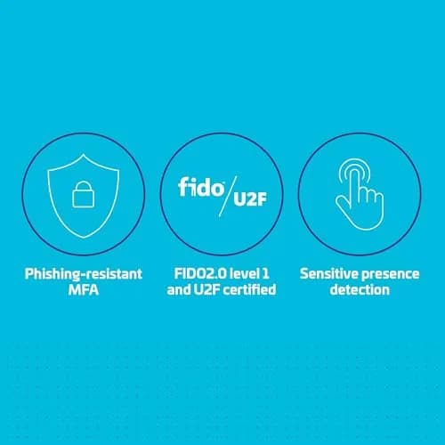 Thales SafeNet eToken FIDO USB-C Security Key | Passwordless Phishing-Resistant Authentication (70-120c) thumbnail 4