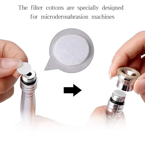 TopDirect Microdermabrasion Filters 400 pcs | 10mm Sponge Filter for Facial Machine thumbnail 5