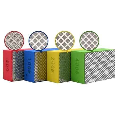 EGOFIX Diamond Hand Polishing Pad 200 Grit | 92 x 57 x 31mm (3.6" x 2.2" x 1.2") thumbnail 3