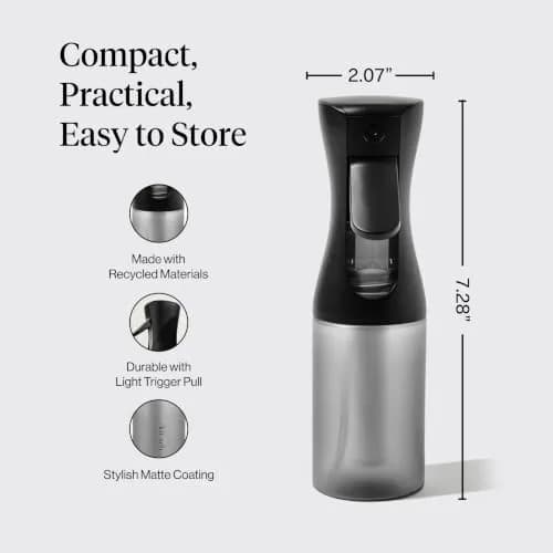 Kitsch Continuous Spray Bottle for Hair – Black, 150ml (5.1 oz) | Ultra-Fine Mist for Effortless Styling thumbnail 4
