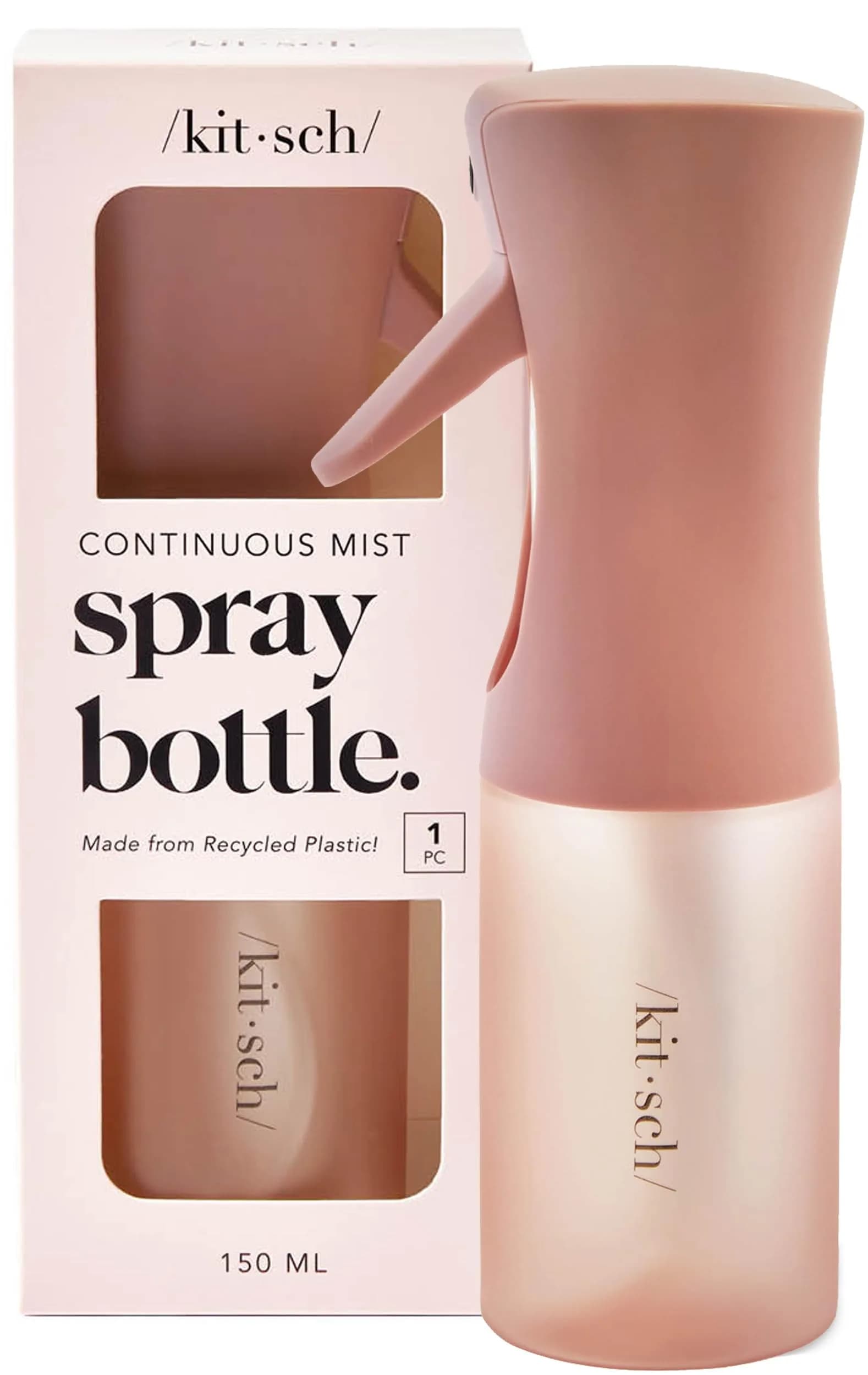 Kitsch Continuous Spray Bottle for Hair – Terracotta, 150ml (5.1 oz) | Ultra-Fine Mist for Styling & Refreshes Curls - main product image