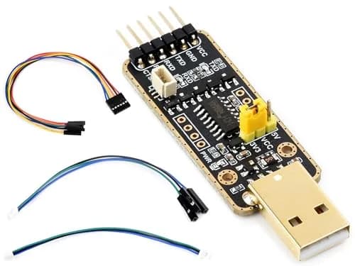 Wonrabai USB to UART Debugger Module for Raspberry Pi 5 | Multi-System UART Connection thumbnail 1