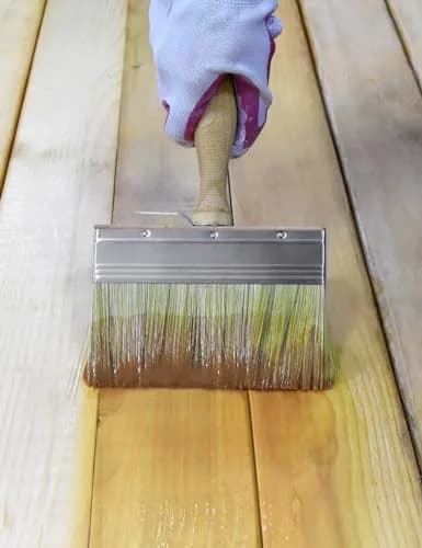 ROLLINGDOG Deck Stain Brush Set 70mm, 120mm, 150mm (2.7", 4.5", 6") | 3-Piece Set for Walls, Decks, and Furniture thumbnail 5