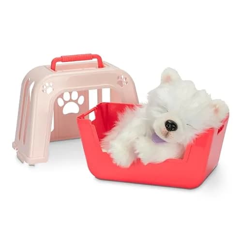 Little Live Pets My Really Real Puppy Luna the Samoyed Interactive Plush | 60 Sounds & Reactions, Weighted Paws, Movable Eyes thumbnail 5