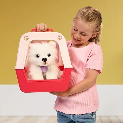 Little Live Pets My Really Real Puppy Luna the Samoyed Interactive Plush | 60 Sounds & Reactions, Weighted Paws, Movable Eyes thumbnail 2